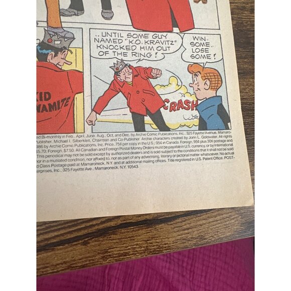 Archie Series Jughead Comic Issue #350 February 1987 Bagged Boarded - Picture 4 of 8